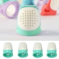 thumbnail image 3 of Dedal Almohadilla para Dedo Agarre Aguja Fieltro Protector Tejer Coser Herramienta Costura DIY Artesanal, 3 of 9