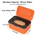 thumbnail image 5 of Wipes Dispenser, Wipe Holder for Baby & Adult, Refillable Wipe Container, Keeps Wipes Fresh, One-Handed Operation. Non-Slip, Easy Open/Close Wipes Po, 5 of 5