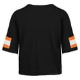 thumbnail image 3 of Women's '47 Black Cincinnati Bengals  Double Header Scout Cropped V-Neck T-Shirt, 3 of 3