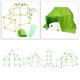 thumbnail image 4 of s de construcción fuerte para , fuerte, construcción de regalos, s de plástico para y niñas, tienda de juegos, bolas y palos de - Sin tienda sin carpa Sunnimix Bolas de construcción de fuertes para niños, 4 of 8