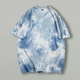 thumbnail image 2 of Men's T-Shirts Soft Summer Tie Dye Short Sleeve Fashion Street Sports Crew Neck Casual Breathable Tshirt, 2 of 4
