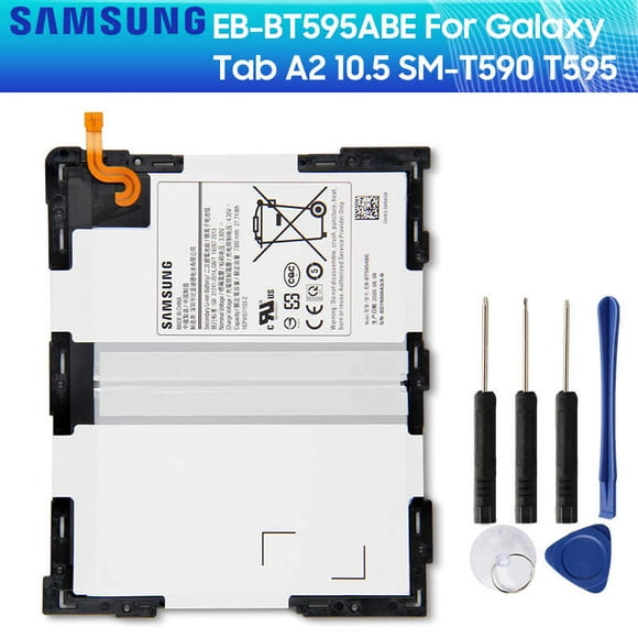 Replacement Battery with Tools for Samsung Tablet Tab A 10.5" 2018, SM- T590 T595 EB-BT595ABE EB-BT595ABA