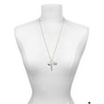thumbnail image 3 of Delight Jewelry Silvertone 3-D Graduation Hat with 2020 Always My Mother Bar Zoe Necklace, 3 of 4