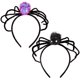 thumbnail image 1 of 2 diademas de araña de Halloween con aro de pelo de araña, diadema de lentejuelas para Halloween, accesorio de disfraz de fiesta, 1 of 7