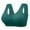 K-Green, variant on Kcodviy Women's Comfortable and Transparent Cotton Sports Bra Shoulder Strap Cordless Backless Sports Bra Spongeless with Convertible Shoulder Bra Packs Straps
