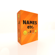 Names etc – Fast-Paced Family Card Game of Name, Animal, Place, and Thing | Family Games | Travel Games | Educational Game for Kids, Teens & Adults | Ages 8+ | 2+ Players