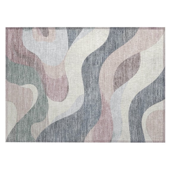 Dalyn Rugs Machine Washable Indoor/Outdoor Chantille ACN2186 Blush 1'8" x 2'6" Rug