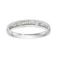thumbnail image 5 of 14K White Gold Ring Band Wedding Diamond Square , Size 5, 5 of 7