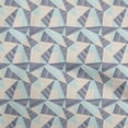 thumbnail image 1 of oneOone Cotton Poplin Blue Fabric Tribal Craft Projects Decor Fabric Printed By The Yard 56 Inch Wide, 1 of 4