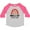 Heather and Hot Pink, variant on Inktastic Mimi and Pop Love Me Girls Granddaughter Rainbow Girls Toddler T-Shirt