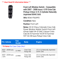 thumbnail image 2 of Front Left Window Switch - Compatible with 2007 - 2008 Isuzu i-370 Crew Cab Pickup 4-Door 3.7L 5-Cylinder Naturally Aspirated DOHC GAS, 2 of 2