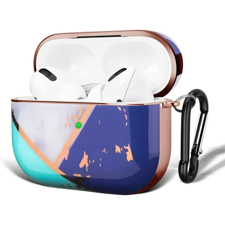 Download GOLINK Chrome Case for Airpods Pro, 360° Protective Stylish Marble Design for Airpods Pro 3rd ...