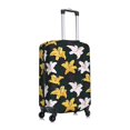 thumbnail image 3 of Uemuo Lilies Flowers Printed Washable Luggage Cover - Fashion Suitcase Protector Fits 18-32 Inch Luggage -X-Large, 3 of 9