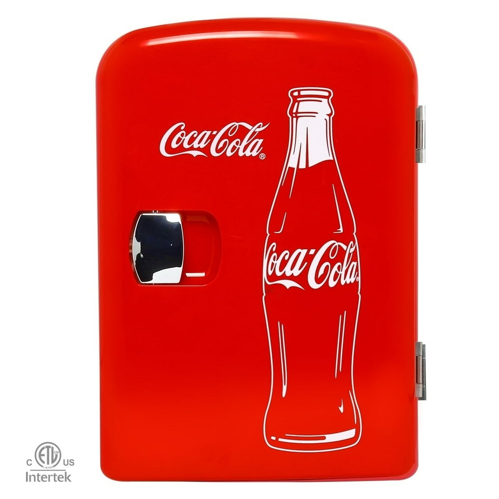 Classic Coca Cola 4 Liter/6 Can Portable Fridge/Mini Cooler for Food