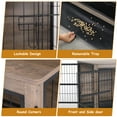 thumbnail image 5 of Pirecart 44" Dog Crate Furniture Wooden Dog Kennel Cage with Removable Tray for Small/Medium/Large Dog, 5 of 8