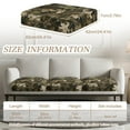thumbnail image 3 of Xoenoiee Hunting Camo Forest Print Stretch Couch Cushion Cover Plush Cushion Slipcover for Chair Loveseat Sofa Cushion Furniture Protector Seat Cushion Sofa Cover, 3 of 7