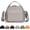Gray, variant on Shoulder Bag for Women, Large Capacity Water Repellent Nylon Crossbody Bag with Multiple Pockets
