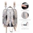 thumbnail image 6 of WiseWater Diaper Bag Backpack with Changing Station, Foldable Crib with Waterproof Changing Pad, USB Charging Port, Gray, 6 of 8