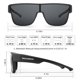 thumbnail image 4 of Gafas de Sol Polarizadas UV400 ROCKBROS para Usar Sobre Anteojos - Hombre y Mujer, 4 of 8