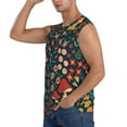 thumbnail image 3 of Disketp Berries And Flowers Sleeveless Tshirts For Men, Muscle Shirts For Men Dry Fit Tank Top-Medium, 3 of 8