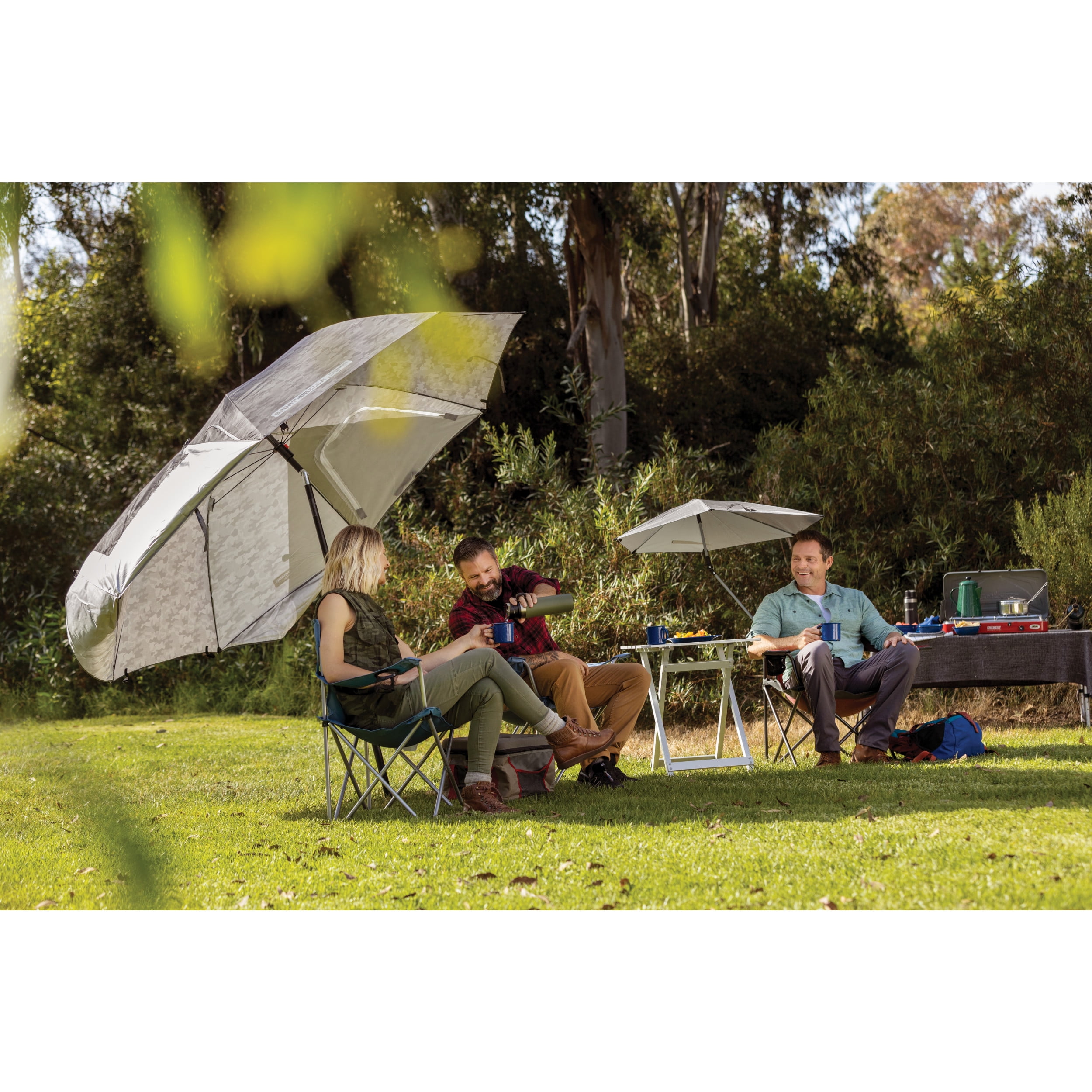 Sport-Brella Versa-Brella SPF 50 Verstelbare Paraplu met Universele