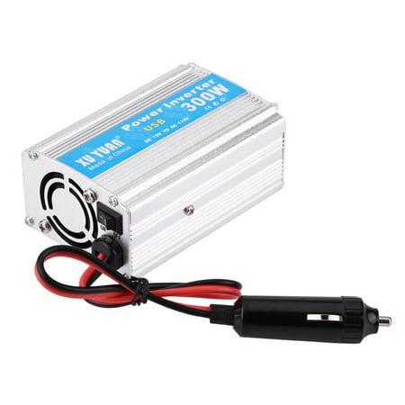 HERCHR 200W Car Power Inverter DC 12V to 110V AC Outlet Converter Adapter with USB Port Car Charger for Laptop, Tablet, Car,