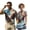 1776-2026 Flag, variant on Garronmavis Funny Couple Golf Shirts Black American Flag Eagle Quarter Zip Matching Couple Sport Shirts Woman Golf Clothing Set Breathable Fabric Keep Cool in Hot Weather Ruffle Zip Up Stand Collar