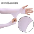 thumbnail image 2 of Cycling Glove Slip Activities Men Supple Sun Protection Hand Hand Arm Protector Long Summer Sun Convenient Half Finger Sleeve for Driving No.6, 2 of 9