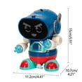 thumbnail image 2 of Iumwxz Fall Decor 'S Educational Robot Dancing Robot Toy Music Early Education Walking Robot Christmas Gift Toys Christmas Gifts home decor christmas clearance outdoors indoor, 2 of 2