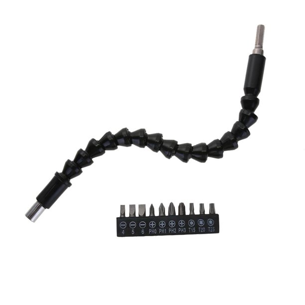 11 unids/set accesorios de taladro eléctrico eje Universal y puntas de destornillador Tmvgtek Piezas de repuesto para herramientas