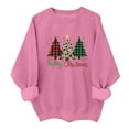 thumbnail image 2 of Craaazy Women's Christmas Shirt Long Sleeve Merry Christmas Sweatshirts Casual Pullover Tops Gifts, 2 of 8