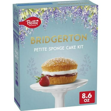 Betty Crocker Bridgerton Petite Sponge Cake Baking Kit, 8.6 Oz - Pack of 2
