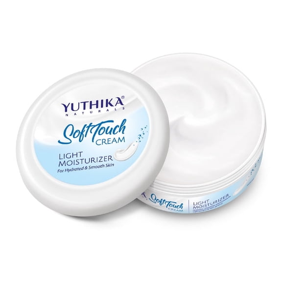 Yuthika Naturals Soft Touch Light Moisturizer Cream for Deep Nourishment | 15ml / 0.50 Oz