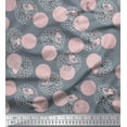 thumbnail image 1 of Soimoi Georgette Viscose Fabric Dot,Bird & Fish Kids Decor Fabric Printed Yard 42 Inch Wide, 1 of 3