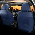 thumbnail image 4 of Florich Car Seat Covers Full Set, Luxury Design Front and Rear Seat Protectors, Universal Auto Interior Accessories Fit for Most Cars, Black&Blue, 4 of 8