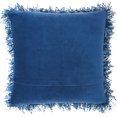 thumbnail image 2 of Nourison Shag Solid Navy Decorative Throw Pillow , 20" x 20", 2 of 2