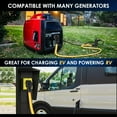 thumbnail image 3 of RV/EV Power Extension Cord  NEMA 14-50P Male to 14-50R Female, 10FT, Heavy Duty 6/3+8/1 Gauge, STW Wire with Grip Handle, UL Listed, 4 Prong 50 Amp, 3 of 8