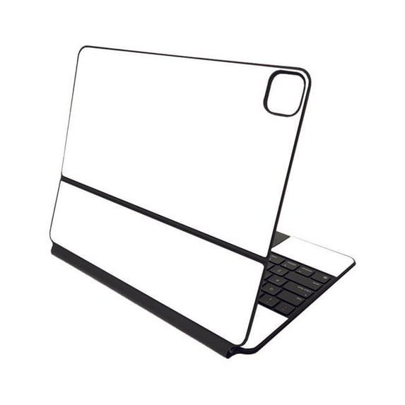 MightySkins APIPSK1221-Solid White Skin Compatible with Apple Magic Keyboard for iPad Pro 12.9 in. 5th Generation - Solid White