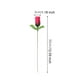 thumbnail image 5 of Ounissouiy 2 bolsas de flores artificiales de decoración vibrante para el hogar para un ambiente romántico y elegante flores de seda de brotes Decoración rosario, 5 of 6