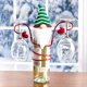 thumbnail image 4 of Estante para de Vino Navideño Estante para de Vino Estante para Copas de Vino Estante para de Vino y Copas de Vino Navideños Sombrero Verde, 4 of 6