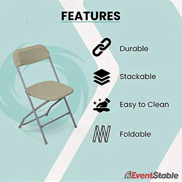 Cream folding chairs discount