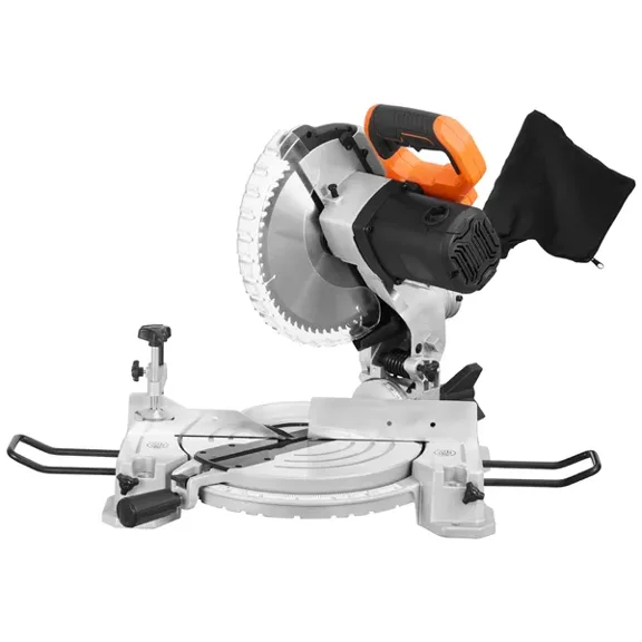 Skil 10-Inch Compound Miter Saw, 15 Amp Motor, 60-Tooth Blade, Single Bevel 0-45°, Corded for Accurate Angle Cuts