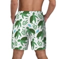 thumbnail image 4 of Uemuo Cartoon Turtle Pattern Mens Swim Trunks Quick Dry Board Shorts with Mesh Lining, Stretch Beach Shorts Quick Dry No-Chafing Board Shorts-3X-Large, 4 of 9