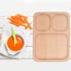 thumbnail image 3 of Bandeja para servir con compartimentos, seccional con 3 compartimentos Bandeja de madera para frutas Bandeja para servir de madera Calidad superior, 3 of 8