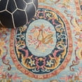 thumbnail image 6 of SAFAVIEH Savonnerie Cady Oriental Area Rug, Navy/Pink, 4' x 6', 6 of 10