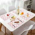 thumbnail image 6 of Pink Plaid Placemats Set of 6,Buffalo Check Dining Table Mats,Non-Slip Washable Place Mats Farmhouse Kitchen Table Placemats for Indoor Outdoor Party Wedding Decoration,12x18 inch, 6 of 6
