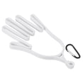 thumbnail image 1 of Uxcell Golf Gloves Stretcher, Plastic Keeper Support Rack Holder Dryer Hanger Frame with Hanging Hooks White, 1 of 7