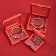 thumbnail image 2 of 12PCS 3D Floating Frame Display Stand, Jewelry Box, Gift Box, Ornament Organizer, Small Travel Jewelry Box, PE Film Anti-Oxidation, Suspended Display Box Stackable (3.54*3.54，Type 3), 2 of 7