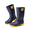 NAVY/YELLOW, variant on Kids Rain Boots Easy-On Lightweight Waterproof Non-Slip Sole for Boys & Girls Outdoor Play Rainy Day Comfortable