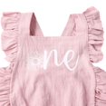 thumbnail image 2 of Baby Girls Summer Sunflower Printed Jumpsuits Newborn Ruffles Sleeveless Open Crotch Romper, 2 of 6